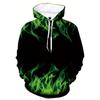 Spring Autumn Hooded Sweatshirt 3D Digital Printing Unisex Hoodies Men Women Fashion Loose Pullover