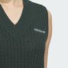 Adidas Originals FW24 Knit Vest Women Vests Mineral-Green JD5801
