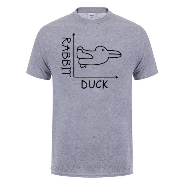 Brain Teaser Duck Rabbit Fun Math T Shirt Fathers Day Present Birthday Gift For Men Him Daddy Father Adult TShirt