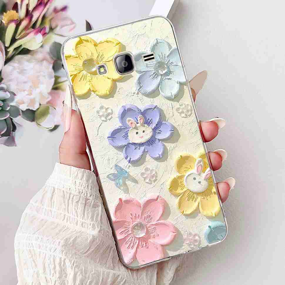For Samsung Galaxy J5 Case Luxury Painted Cover Soft Slim Phone Case For Samsung J 5 J5 J500Y J500M 2015 Back Cover