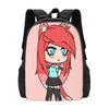 Gacha Life Klau Pattern Design Bag Student's Backpack Gachaverse Gachaworld Anime Manga Lunime Mike Bloxburg Game Online