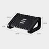 Foot Step Stool Massage Roller Function Simple Style Compact Plastic Material Foot Rest for Under De