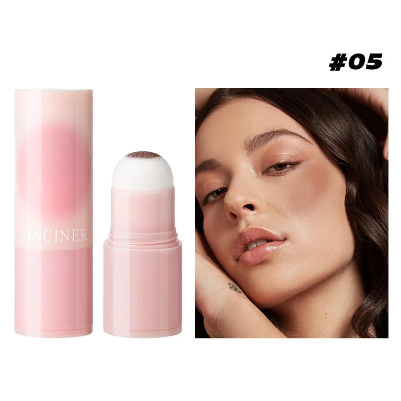 4-color Multi-functional Blush Stick 3D Contouring Stick Highlights Shadow Powder Hairline Powder