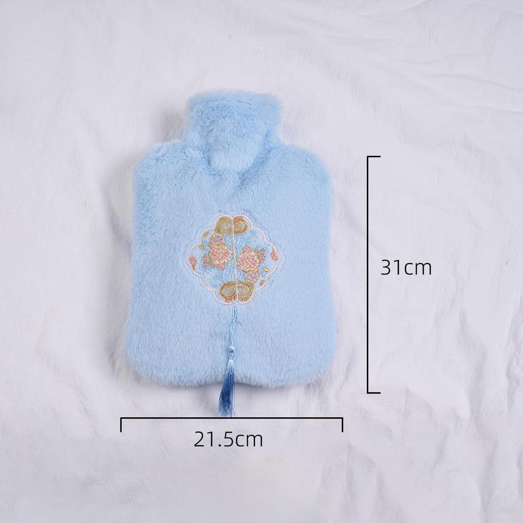 Chinese Embroidery Hot Water Bottle - Hand Warmer & Hot Compress