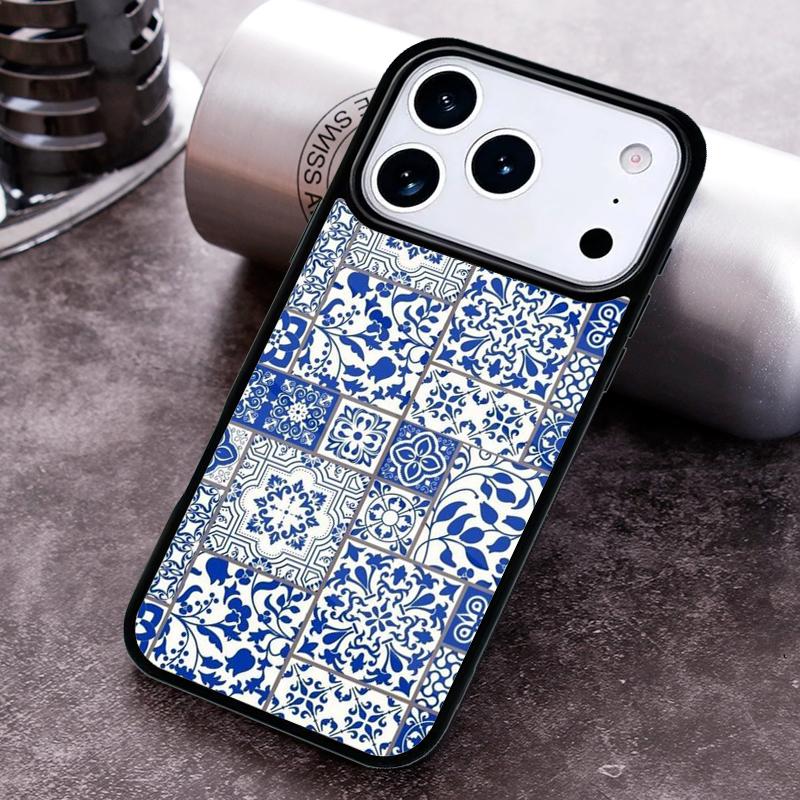 

Blue And White Porcelain soft Phone Case For iPhone 17 16 15 14 13 12 11 Pro Max Plus 17Air Soft Silicone Cover iPhone 15 Plus