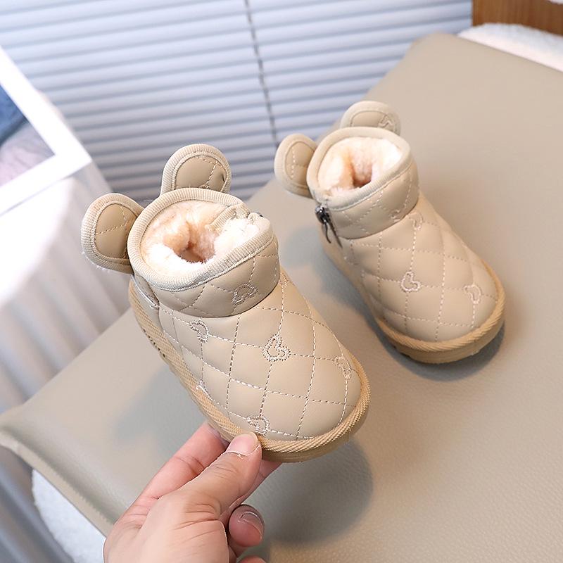 

Детские зимние ботинки: Зимняя хлопковая обувь для младенцев (Возраст 1-3 года) - Бархатная подкладка, толстая подошва для мальчиков и девочек 17-22 set of 6 pairs