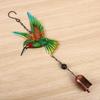 Creative Bell Pendant Vintage Hanging Decoration Blessing Hummingbird Wind Chime  Tree