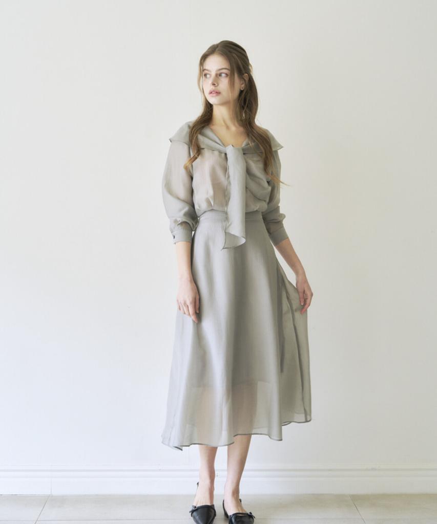 Eima Satin Tie Dress_3Color