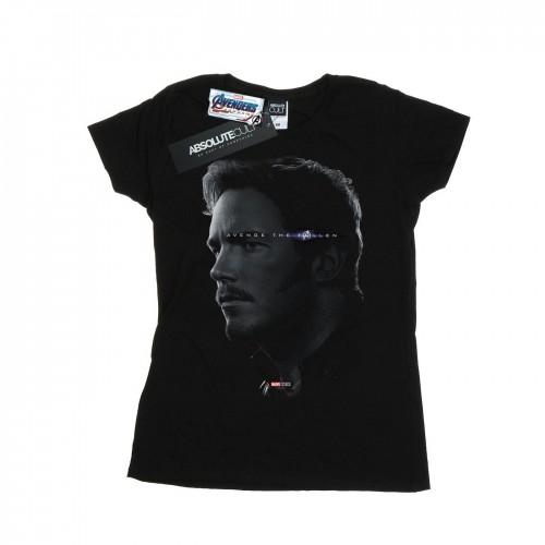 Marvel Womens/Ladies Avengers Endgame Avenge The Fallen Star Lord Cotton T-Shirt