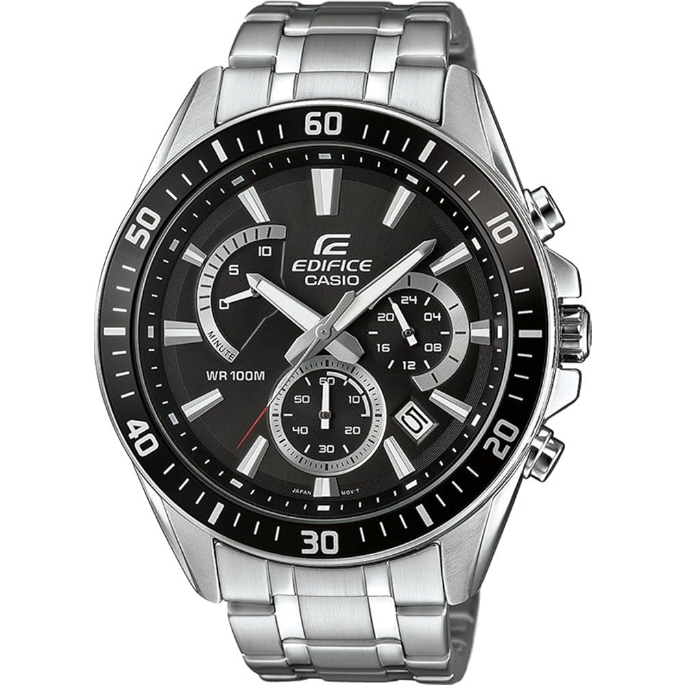 Casio Edifice EFR-552D-1A Men s Chronograph Watch 100m Water Resistant Stainless Steel