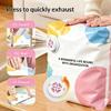 1 Unidad Bolsa de Compresión al Vacío Engrosada, Bolsa de Vacío Transparente para Edredón, Bolsa Doméstica para Almacenamiento y Clasificación de Ropa, Bolsa de Almacenamiento