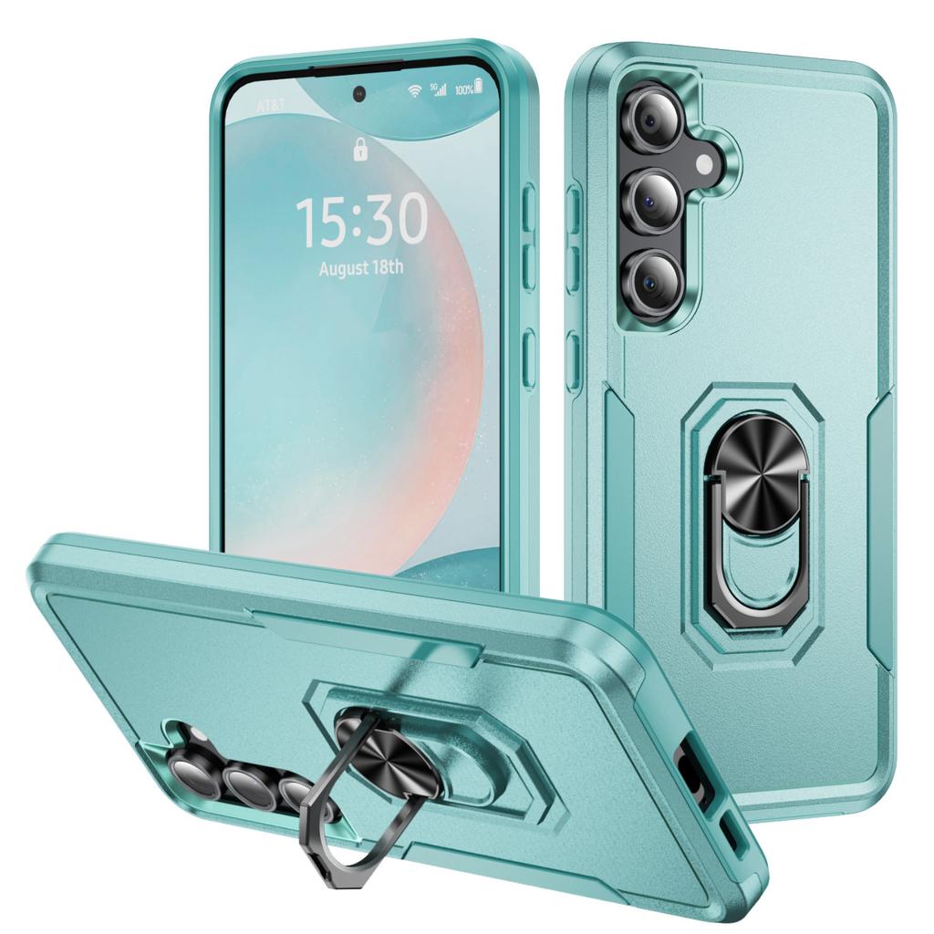 Applicable to Samsung S26Ultra Pioneer Ring A56 mobile phone case Samsung A16 contrasting color S24FE anti-drop