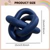 3 Link Chain Decor Coffee Table Minimalist Boho Geometric Decorative Knot for Bedroom