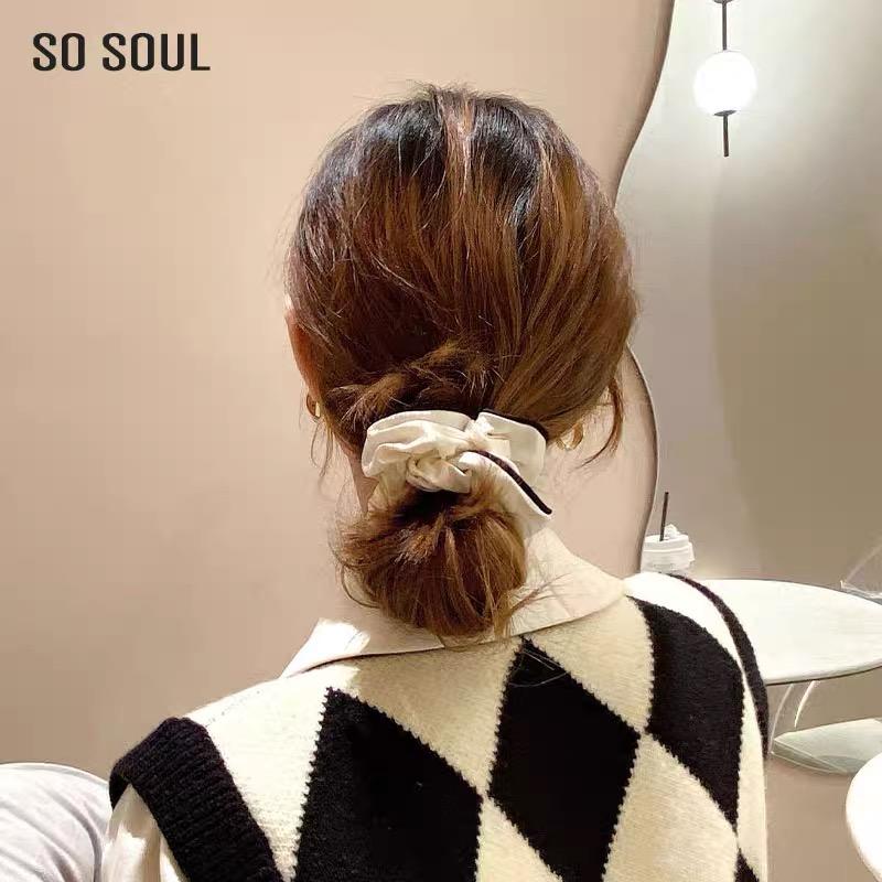 Chouchous en dentelle douce et soie pour femmes   Élastique à cheveux en satin blanc filles élastique noir pour queue de cheval élastiques à cheveux chouchou satin