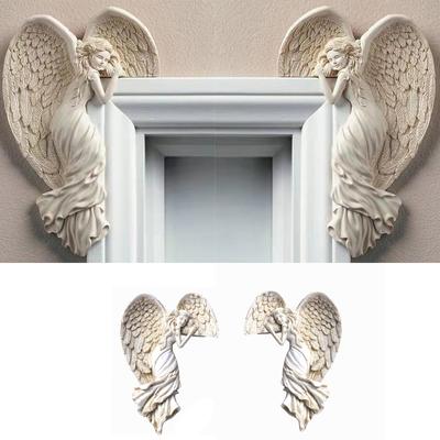 Redemption Angel Door Frame Decoration Awakening Angel Wings Pendant Door Frame Decoration Resin Pendant Decoration