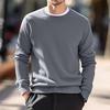 2024 Autumn/Winter Men's Round Neck European-American Knitwear Thin Wool Sweater