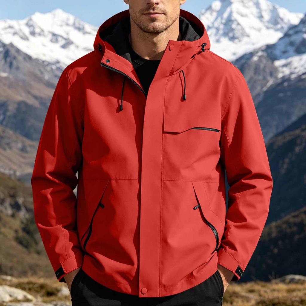 Men's Lightweight Outdoor Jacket Windproof for Spring and Fall Hiking