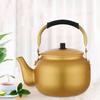 Gold Water Kettle Stovetop Tea Pot Ergonomic Handle Coffee Pot Multifunction Tea Kettle Gas Stove Kettle for Hiking Kitchen