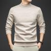 Winter Thick Jacquard Knit Sweater with Half-High Collar for All Ages