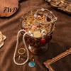 Build Your Own Jewelry Collection Mystery Jar for Women, Vintage Surprise Set, Random Trendy Multi-style Pack Mixed Box with Necklaces, Earrings,