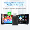 2-In-1 Android Auto Wireless Carplay Adapter Smart Mini Bt Wifi Usb Dongle For OEM Car Plug and Play WiFi Bluetooth Auto Connect