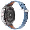 For Samsung Galaxy Watch Ultra 47mm Heart Pattern Embossed Watch Band Cowhide Leather Strap