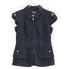 CHANEL 07P P30569V20732 CC Button French Sleeve Tweet Jacket Jacket 36 NavyUsed