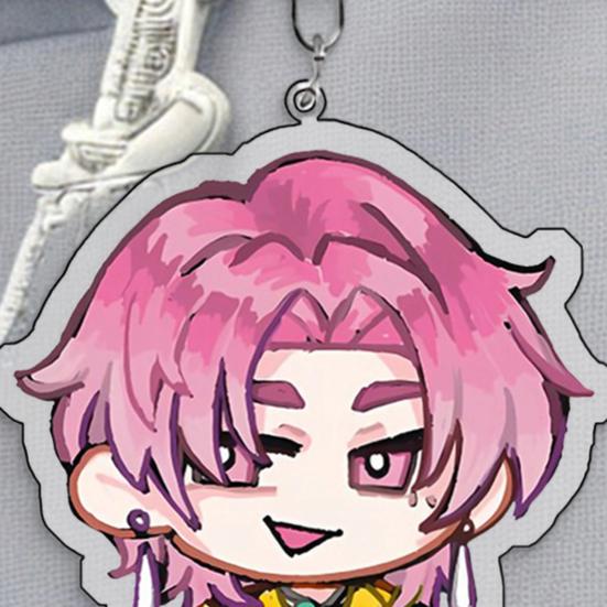 Yousheng Witch Hunters Keychain Pendant Rich Character Modeling Lightweight Portable Key Chain Anime Girl Charm Key Holder Backpack Accessories