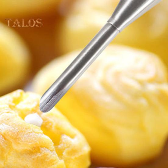 1 Set Puff Piping Bag Nozzles Detachable Anti-deformed Eco-friendly Fashion Manual Decorating Puff Piping Bag Nozzles for Kitchen