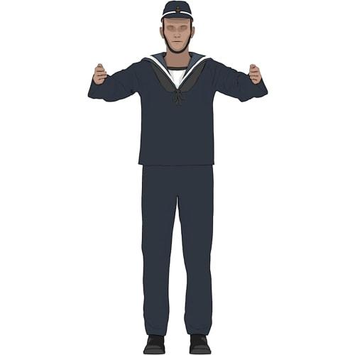 Triumph Model 1/35 Scale Japanese Navy Sailor Figure Type 2 3D Printer Kit TRFF35013