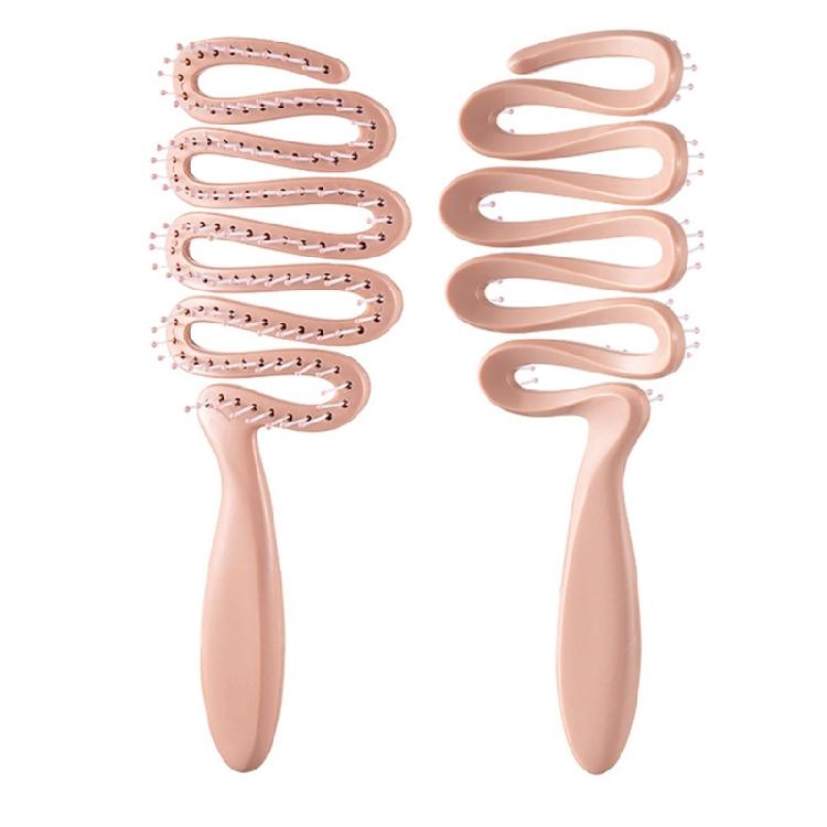 Textured Hair Volumizers Comb Hollow Out Teeth Reduce Friction ABS Plastic For Fine & Thin Hair Types