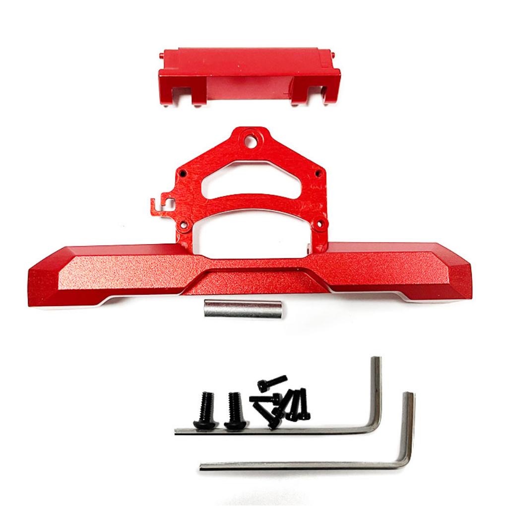 2pieces 1/24 Rear Bumper RC Upgrade Part Aluminum Alloy Durable Rc Rear Bumper For Axial SCX24 RC Car Part RC Car Accessories