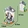 MOC Medieval Castle Building Blocks Set House Bedroom Table Furniture Kitchen Knight Witch Wizard Halloween Skeleton Brick Toys