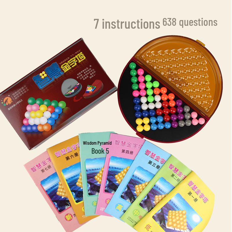 Qi Ji Pyramid Wisdom Beads: Children's Logical Thinking and Reasoning Toy