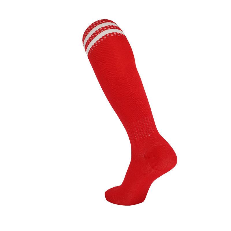 

Football Socks High Tube Breathable Sweat-Absorbing Non-Slip Professional Sports Socks Four-Season Universal Men S Socks Pure Cotton Sweat-Absorbing [c11] kids one size красный