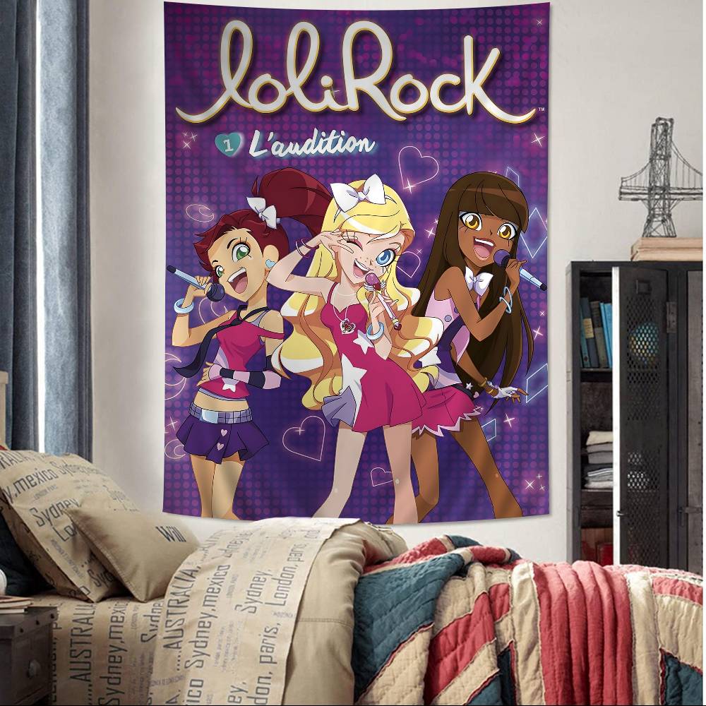 LoliRock Cartoon Anime DIY Wall Tapestry Art Science Fiction Room Home Decor Wall Art Decor
