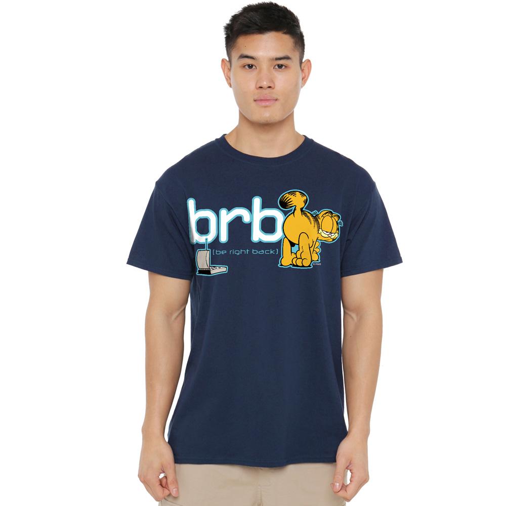Garfield Mens Be Right Back T-Shirt