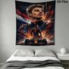 Max Verstappen F1 Racing Tapestry, Formula 1 Driver Art Collage Wall Hanging, Motorsport Fan Room Decor