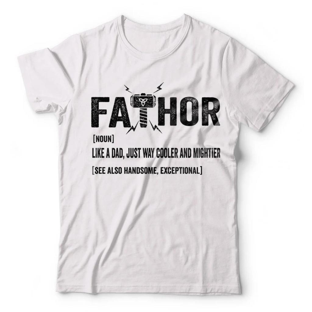 ZX Thor Dad TShirt Funny Fathers Day Gift Superhero Vintage Fan Unisex ONeck Cotton Tee for Men Fashion Summer Men Clothing
