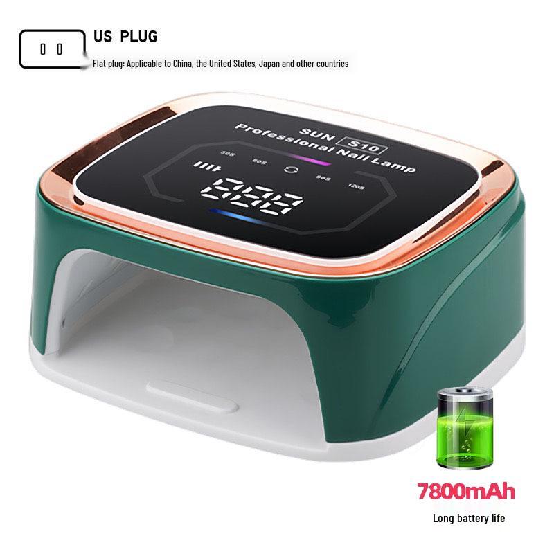 

S10 High-Power Wireless 108W Rechargeable Nail Lamp for Phototherapy and Nail Art