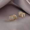 2026 New Exquisite Luxury Zircon Small Earrings For Women Fashion Korean Jewelry Minimalist Party Sexy Girl's Unusual Earrings