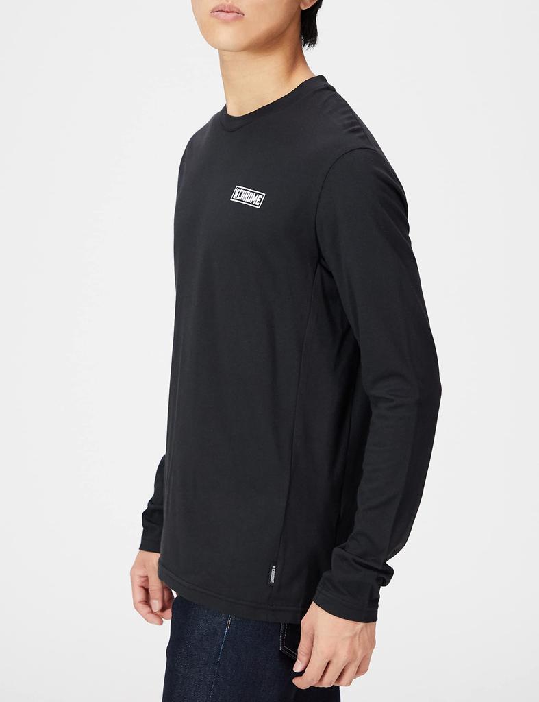 Chrome Herren Groß PREMIMUM HORIZONTAL LOCK UP Langarm T-Shirt