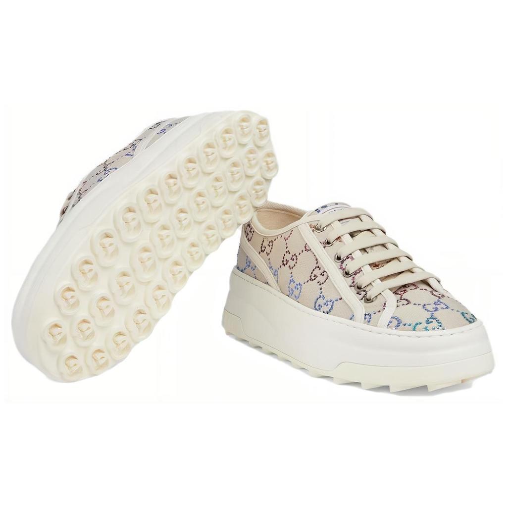 Gucci Wmns Gg Sneaker 'Off White Crystals' Women's 771645 FABH3 9179