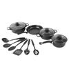 13pcs Kitchenware Wok Soup Pot Non Stick Frying Pan Durable Cookware Set  Household