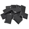 Touch Fastener Men's Short Wallet Black 3 Fold Purse Vertical Design Male  Coin Pocket  Daily Use