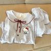 New Doll Collar Polka Dot Cat Pajamas Women's Summer Short-sleeved Shorts Can Go Out Two-piece Girl Loungewear