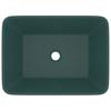 Luxus Washbasin Matte Dark Green 41 X 30 X 12 Cm Ceramic