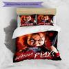 3pcs Chucky3 Design Cover Set - HD Printed Bedding with 1 Cover and 2 Pillowcases - Perfect for Home and Dorm Decor