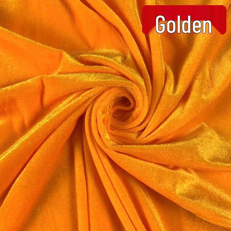 Красный бархатный свадебный драпировочный материал - Элегантная золотая бархатная ткань для помолвок и банкетов