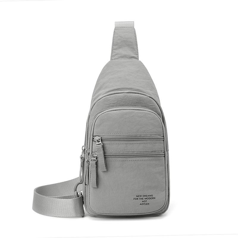 Men's Chest Bag Outdoor Commuter Multi-Layer Crossbody Bag